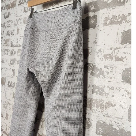 Kyodan Leggings Women's Small Gray Herringbone Athletic Yoga Lounge High Waist - Picture 11 of 16